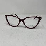 Jimmy Choo Eyewear Italy Jc 3001b 5018 54-17-140 Burgundy Gold Eyeglasses Zn86. Fixed Price $138.75.