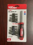 Hyper Tough 14-in-1 Alloy Steel Nut Driver Bits Set Sae Metric 1/4-in Hex Shank. Fixed Price $19.95.