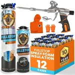 Beest Fullstop Spray Foam Insulation Kit For Walls And Attic 240 Board Ft/sq.ft. Fixed Price $199.49.