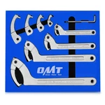 Orion Motor Tech 8pc Adjustable Pin Spanner Wrench Tool Set, Silver. Fixed Price $80.42.