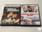 2 Dvds The Night Of Generals & Where Eagles Dare Clint Eastwood Peter O Tool. Fixed Price $11.99.