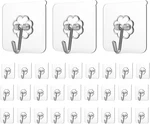 Adove Adhesive Hooks For Hanging, Heavy Duty Wall 20 Pack, Removable Stick. Fixed Price $13.95.