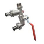 Dual Garden Tap 1/2in Male Thread Valve For Outdoor Hose Connector Kit Tools. Fixed Price $17.60.