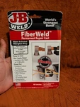 J B Weld Fiberweld Black 2x36 Inch Permanent Repair Cast Fiberglass Wrap. Fixed Price $14.50.