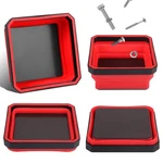 Jebousike Collapsible Magnetic Trays, 4 Pack Foldable Silicone Tool .... Fixed Price $31.59.