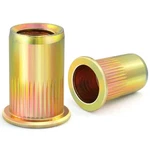 70pcs M8 Rivet Nut Carbon Steel Zinc Plated Rivnut M8, Yellow. Fixed Price $14.76.