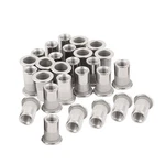 40pcs 10-24 Stainless Steel Rivet Nuts Nutsert Threaded Insert Rivnuts .... Fixed Price $16.56.