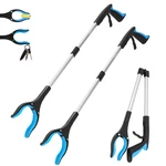 2- Pack 32 Inch Grabrunner Folding Reacher Grabber Tool With Magnetic(blue/blue). Fixed Price $20.10.