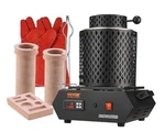 Vevor Electric Melting Furnace 1350w With 3kg Ceramic Crucible. Fixed Price $199.78.