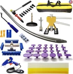 1set Car Dent Removal Kit, Auto Fender Damage Repair Big Curved Rod Crowbar. Fixed Price $175.54.