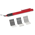 Afa Tooling - Deburring Tool Red Handle With 16 High-speed Steel M2 Blades, D.... Fixed Price $21.34.