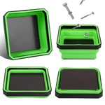 Collapsible Magnetic Parts Tray Set, 4 Pack New Version Tool Green. Fixed Price $32.90.