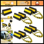 4 Pair Heavy Duty Wheel Chocks - Non-slip Tire Stoppers For Rv, Trailer, Truck,. Fixed Price $189.99.