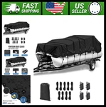 Pontoon Boat Cover 17-20 Ft Trailerable 102" Beam Width 420d Oxford Cloth. Fixed Price $92.99.