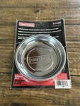 Craftsman 6" Round Heavy Gauge Stainless Steel Magnetic Parts Tray Dish. Fixed Price $19.80.