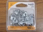 10-pack National Hardware Wire Cable Clamps Zinc Plated 1/8'' N889-013. Fixed Price $10.99.