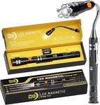 Magnetic Pickup Tool, Gifts For Men, Telescoping Magnet Flashlight, Black. Fixed Price $37.99.