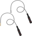 Flexible Magnetic Pickup Tool, 2pcs Powerful Black And Silver. Fixed Price $10.10.