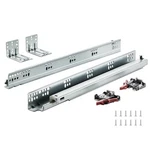 6 Pairs Of 18 Inch Drawer Bottom Side Mount Rails, Heavy Duty Full Ball Bearing. Fixed Price $115.99.