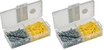 Klein Tools 53729 Conical Anchor Kit - 100 Anchors, Screws & 1/4" Masonry Bit. Fixed Price $43.36.