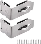 Hasp Latch 2 Pack, 90 Degree Solid 304 Stainless Steel File Cabinet Lock Desk Dr. Fixed Price $52.88.