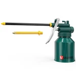 Usunrise Oil Can Pump Oiler 8oz Green Metal Bottle With Flexible And Straight. Fixed Price $13.54.