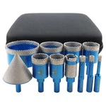 Brschnitt Diamond Drilling Bit Kit Hole Saw Set For Tile Granite Triangle Shank. Fixed Price $83.90.