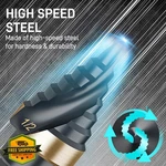 Bestwork 1/2" Step Drill Bit Hss Unibit 1/4" Hex Shank Metal Wood Plastic. Fixed Price $31.99.