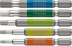 Vessel Hex Bit Set Of 5 Japan Precision 40v Single 2.5, 3, 4, 5, 6 -x 65 Gs5p-31. Fixed Price $16.64.