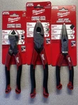1 Ea Milwaukee Mt550 9" Lineman's Pliers ,mt555 8" Long Nose,& Mt558 Diagonal. Fixed Price $65.00.