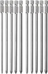 Saipe 10pcs Magnetic Phillips Screwdriver Bit Set 8"(200mm) Extra Long Cross Hea. Fixed Price $23.21.