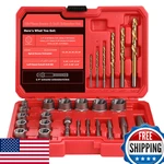 Uyecove 30-pcs Screw Bolt Extractor Set 6542 Hss Left Hand Drill Bits. Fixed Price $76.49.