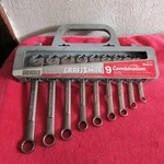 1990's Craftsman Usa 9 Piece Combo Metric Wrench Set. 12 Point, #. Fixed Price $64.99.