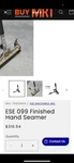 Ese Machines Inc 099 Hand Seamer Manual Metalworking Tool. Fixed Price $155.00.