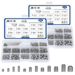 1000 Pcs Set Screw Assortment Kit Metric Sae M3m8 1/85/16 Inch Grub. Fixed Price $39.74.