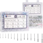 560 Pcs 14 Sizes Pop Rivets Assortment Kit, Aluminum Rivets, 3/32" 1/8" 5/32" 3/. Fixed Price $23.32.