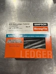(1)-simpson Strong-tie 1/4" D X 3 1/2 Hex Drive Deck Screw 25/pk Sds25312-r25l. Fixed Price $27.95.
