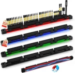 Elead 4pcs Magnetic Slidable Drill Bit Holder, 160 Holes Storage With Strong. Fixed Price $46.89.
