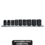 Husky 3/8 In. Drive Standard Metric 6-point Impact Socket Set (9-piece). Fixed Price $16.95.