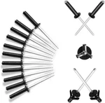 50pcs 3/16" X 1" Tri Grip Rivets Assortment, Black Trifold Exploding Pop. Fixed Price $8.04.