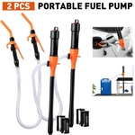 2pc Electric Syphon Pump Battery Operated Petrol Oil Water Fuel Transfer 2.2 Gal. Fixed Price $29.99.