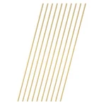 Tynulox 10 Pcs 0.8 Mm Dia Brass Rod 6" Length Solid H62 Round Bar For M.... Fixed Price $19.80.