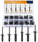 Gooacc 115 Pcs Automotive Nylon Universal Pop Rivet Assortment - 6 Most Popul.... Fixed Price $25.99.