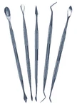 Pittsburgh 34152 6pc Stainless Steel Carving Set Knurled Handles Wax Clay Soap. Fixed Price $12.15.