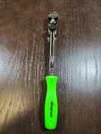 *new* Snap On 1/4" Thd72mp Neon Green Hard Handle Indexing Ratchet. Fixed Price $267.74.