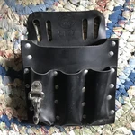 Klein Tools 5127 6-pocket Tool Pouch Black Leather Lineman Electrician. Fixed Price $32.00.