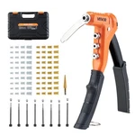 Vevor Rivet Nut Tool Kit Rivnut 9-inch One-handed 8 Mandrels 80 Nuts. Fixed Price $28.99.