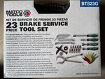 Matco 23 Piece Brake Service Tool Set With Storage Case Bts23g. Fixed Price $272.08.