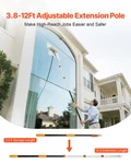 Vevor Telescopic Extension Pole 3.8-12ft, Aluminum Alloy Paint Roller. Fixed Price $36.99.