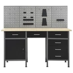 Workbench Work Station With 4 Wall Panels Table Heavy Duty Steel Vidaxl. Fixed Price $711.99.